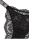 Трусики бразилианы со стразами Victoria's Secret Shine Strap Lace Brazilian Panty Very Sexy Black 1257 фото 4