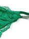 Трусики бразилианы со стразами Lace with Shine Strap Brazilian panty Very Sexy Green  1051 фото 4