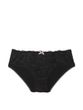 Трусики хипхагер с кружевом Victoria's Secret Lace-Front Hiphugger Panty Black