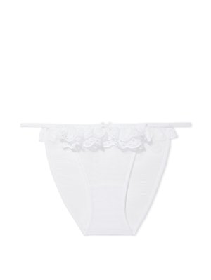 Трусики бикини Eyelet Lace String Bikini Panty Dream Angels  Vs White 1158 фото