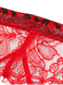 Пояс для чулок со стразами Shine Strap Lace Garter Belt Very Sexy Cherry Red 1249 фото 5