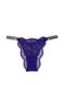 Трусики бразиліани зі стразами Shine Strap Lace Brazilian Panty Very Sexy Night Ocean 1058 фото 1