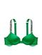 Бюстгальтер Victoria's Secret Shine Chain Strap Lace Push-Up Bra Very Sexy Verdant Green 1180 фото 5