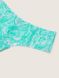 Трусики стринги бесшовные PINK No-Show Soft Lace Thong Panty Teal Ice Marble 1081 фото 2