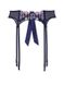 Пояс для панчіх з вишивкою Bejeweled Embroidery Garter Dream Angels Noir Navy 1097 фото 1