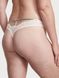 Трусики стрінги з ланцюжками Shine Chain Strap Cutout-Back Lace Thong Panty Very Sexy Coconut White 1086 фото 2