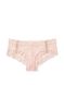 Трусики чикини кружевные Victoria's Secret Shimmer Lace Lace-Up Cheeky Panty Purest Pink Shimmer 1193 фото 1