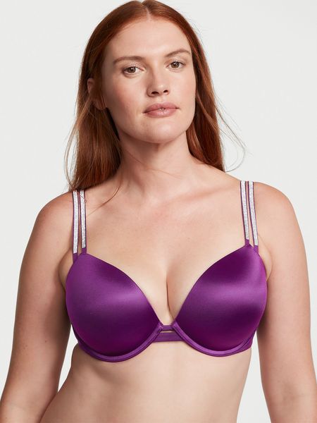 Бюстгальтер Victoria's Secret Double Shine Strap Push-Up Bra Very Sexy Grape Soda 1197 фото